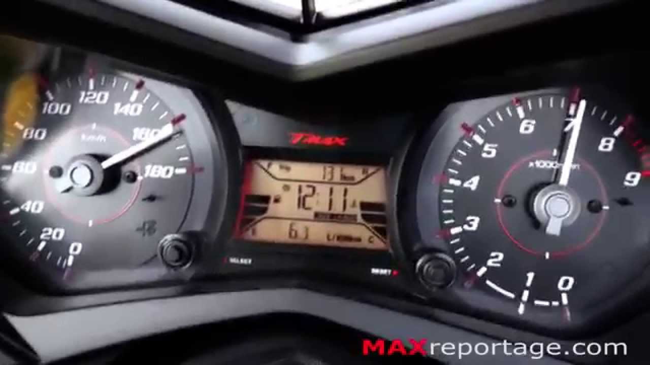 2015 Yamaha T-MAX 530 acceleration 0-170 km/h