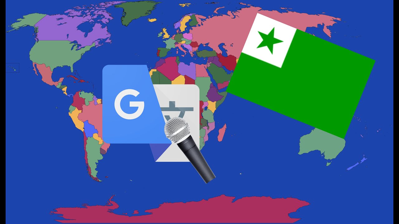 google translator sings yakko's world in Esperanto language