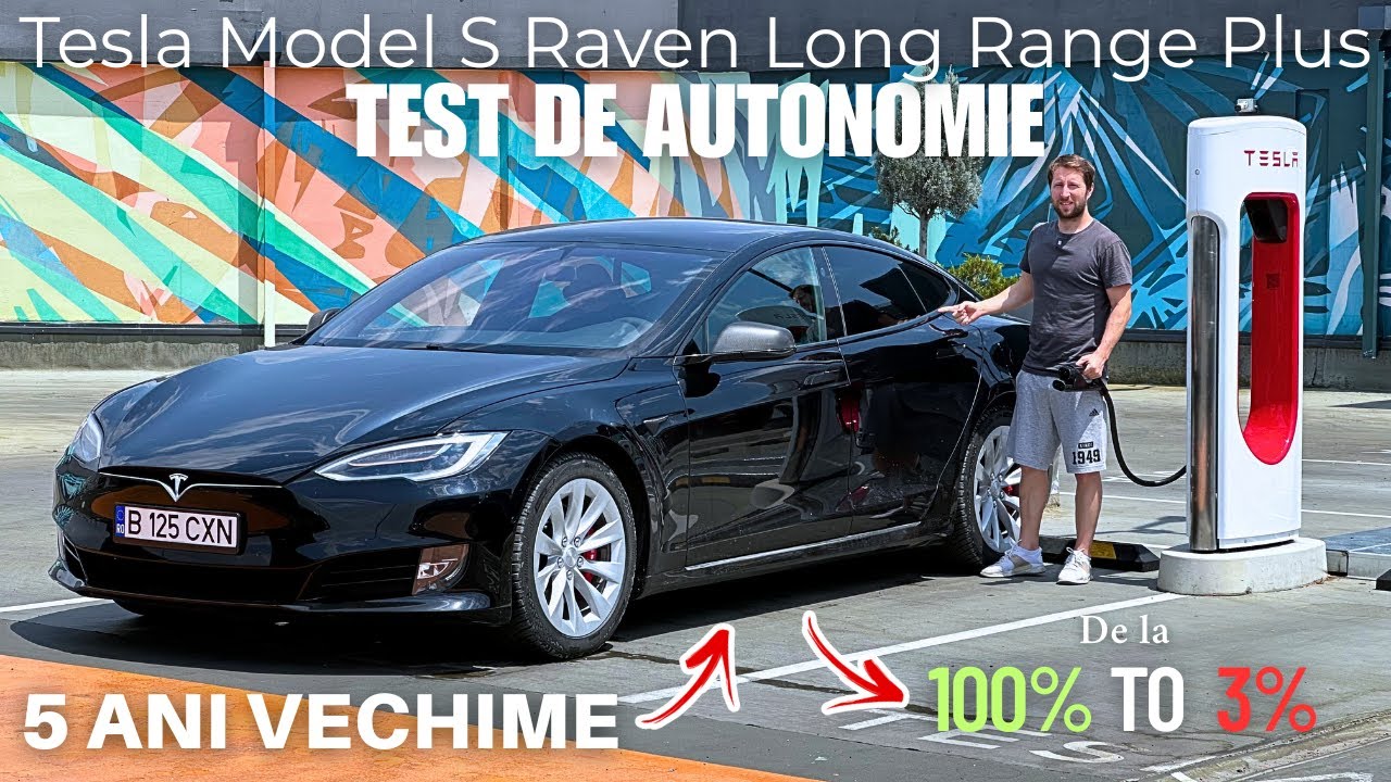 Tesla Model S după 4.5 ani – Câtă autonomie mai are? București–Constanța–București
