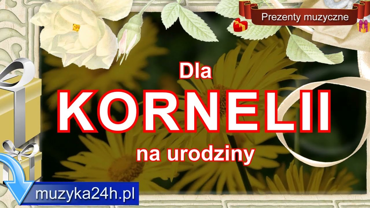 Kornelio. Mrowie uścisków i super życzenia na oczekiwane urodziny. Rozbrajający prezent