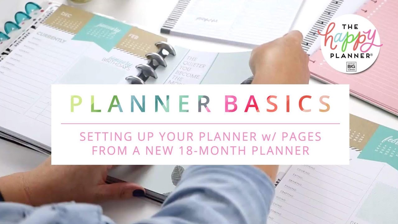 Planner Basics // Stephanie Fleming's Personal Happy Planner&reg; Set-Up!