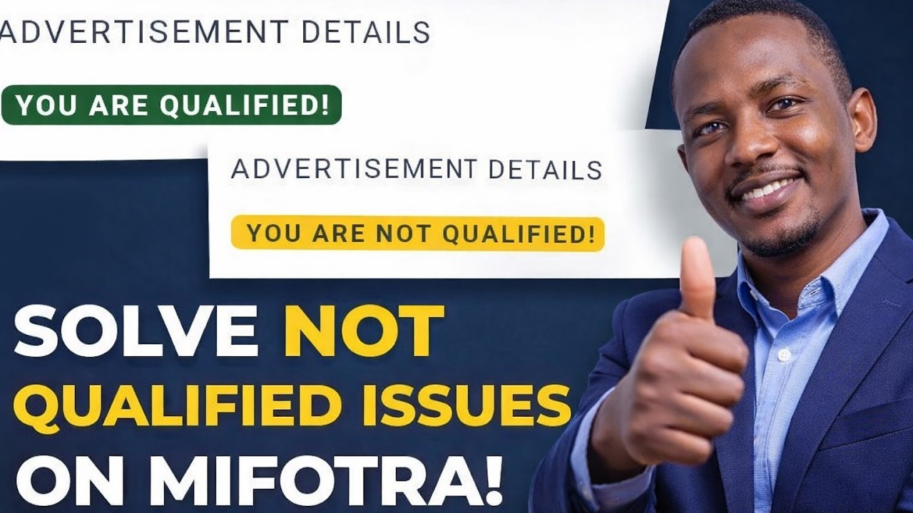 Uko Wakemura “Not Qualified” kuri MIFOTRA mu Gusaba Akazi (2026)