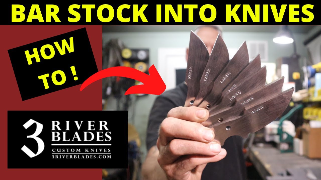 Knife Making - How to Make Bar Stock into Knives