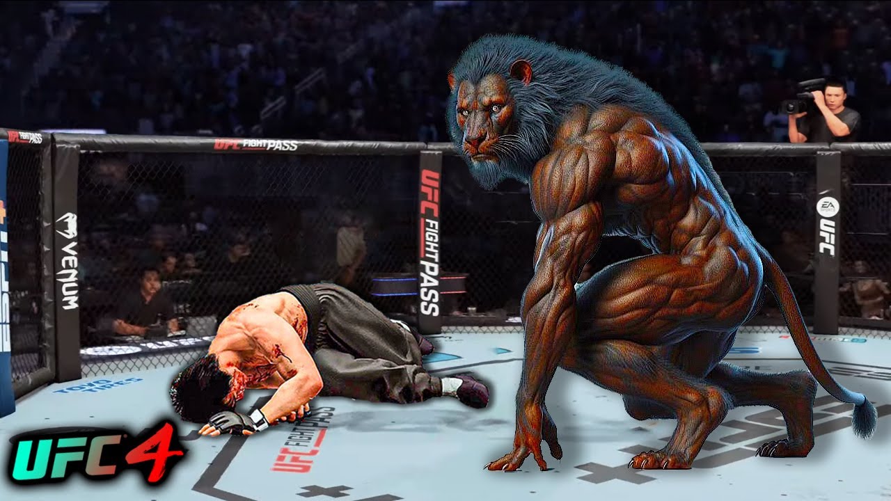 Брюс Ли против Гибридного Про Лайона (EA Sports UFC 4)
