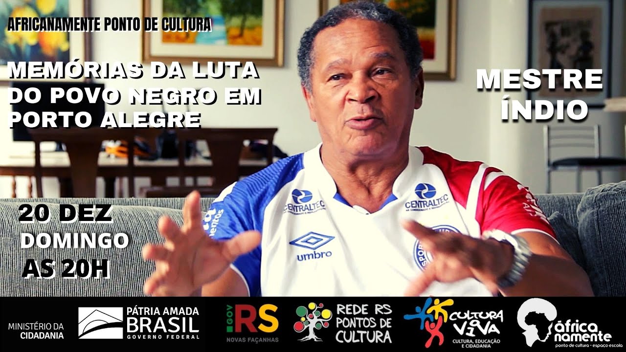 Mestre Índio - Memórias da luta do Povo Negro em Porto Alegre