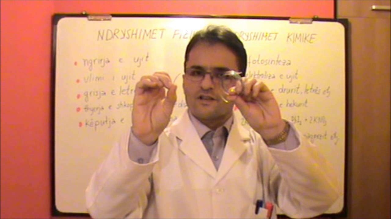 Ndryshimet fizike dhe ndryshimet kimike  EKSPERIMENTI 1