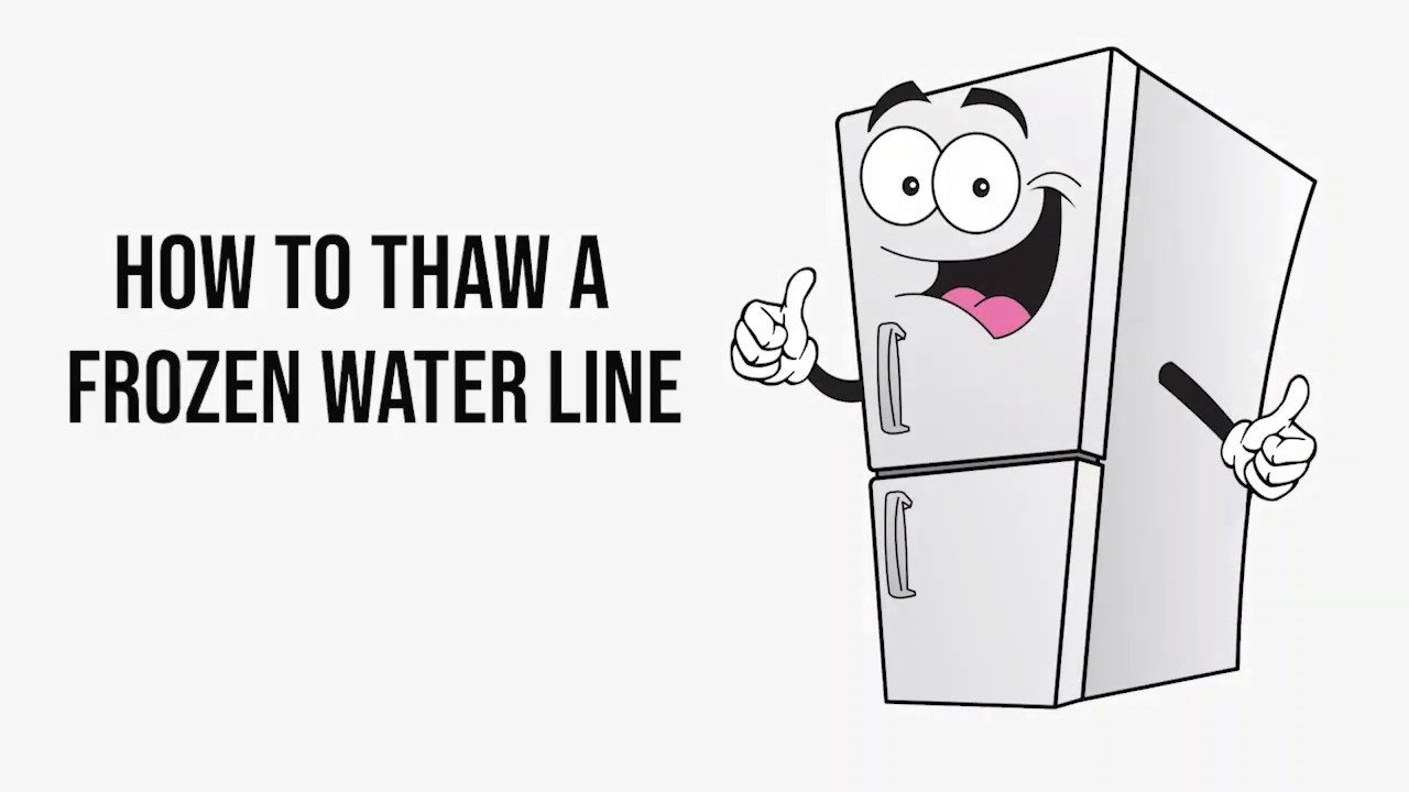 How To Thawn a Frozen Water Line On a Refrigerator