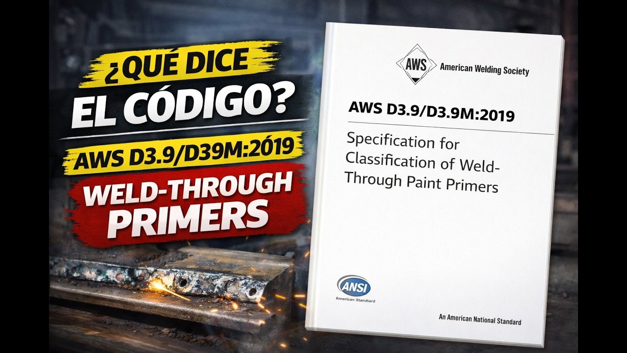¿Qué dice el código? | AWS D3.9:2019 – ¿Realmente puedes soldar sobre primer?