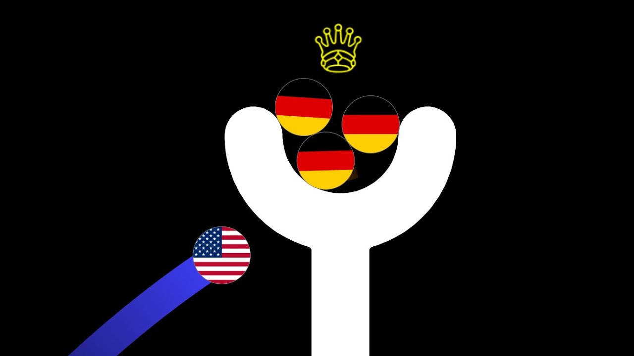 【Marble Race】Tamaire Battle - USA vs Deutschland