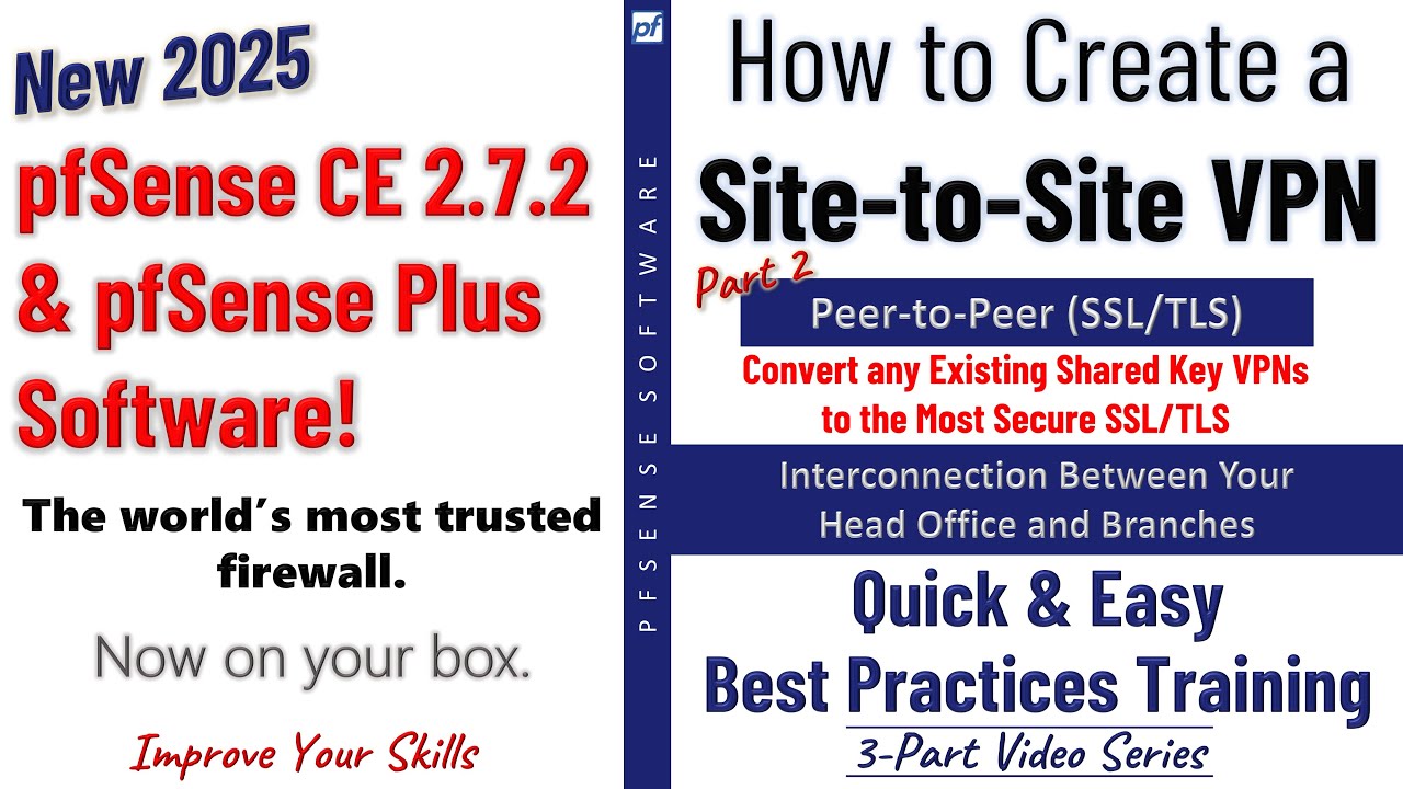 pfSense 2.7.2 Новинка! | Преобразование OpenVPN (P2P-общий ключ) в (P2P-SSL/TLS)