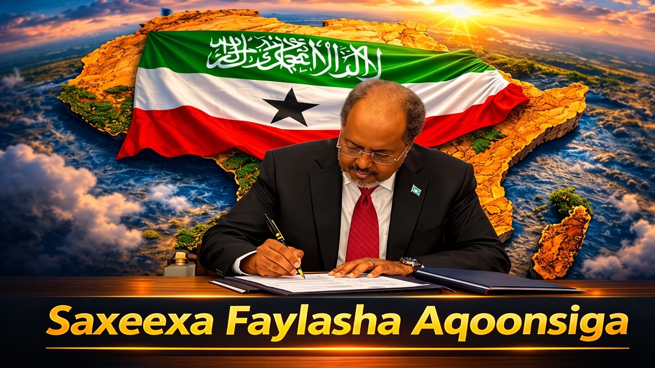 Deg Deg Xasan Sheekh Oo Faylasha Aqoonsiga Somaliland Banaanka Keenay Iyo Cadaymaha Uu Saxeexay
