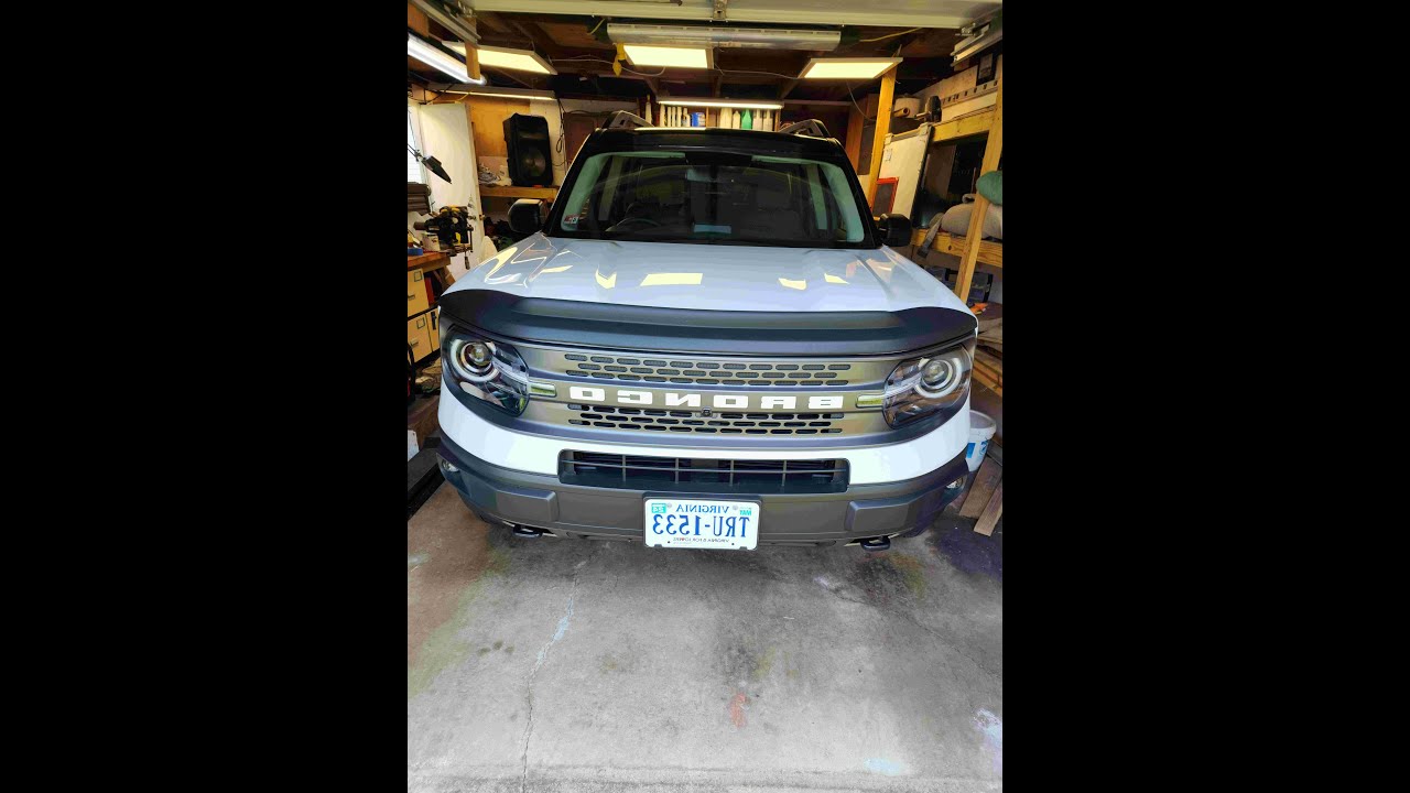 Installing Aeroskin 2 Bug Deflector on my Bronco Sport