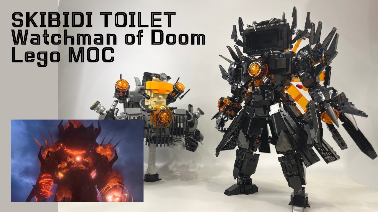 Skibidi toilet lego Watchman of Doom  #legomoc #skibiditoilet #skibidilego #watchman of doom #lego