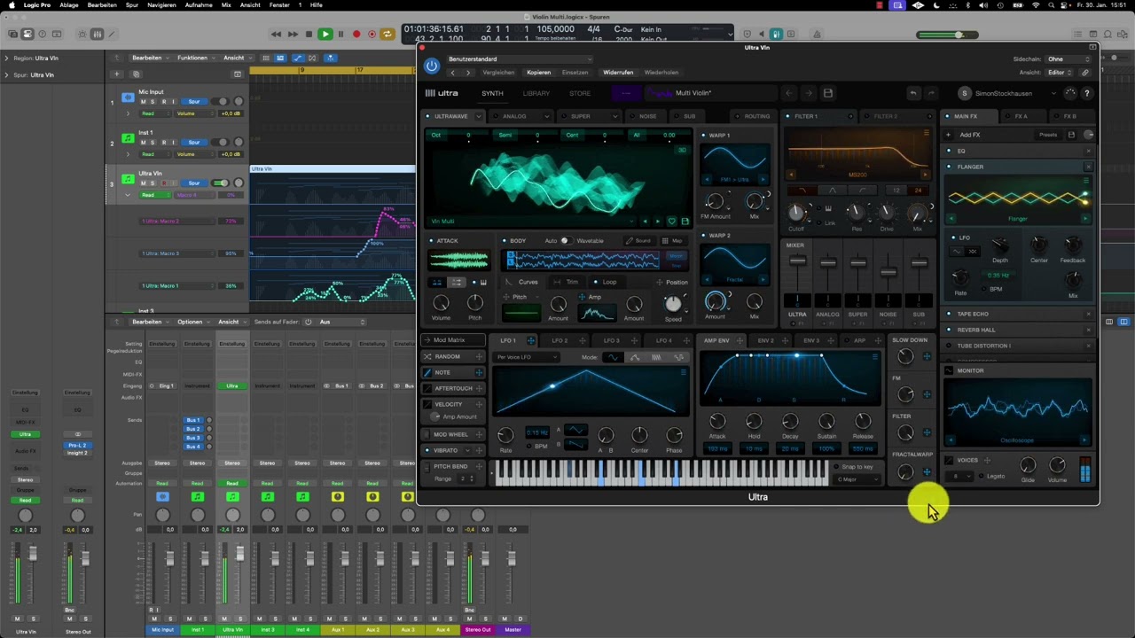 Ultra Synth  – Multi Violin