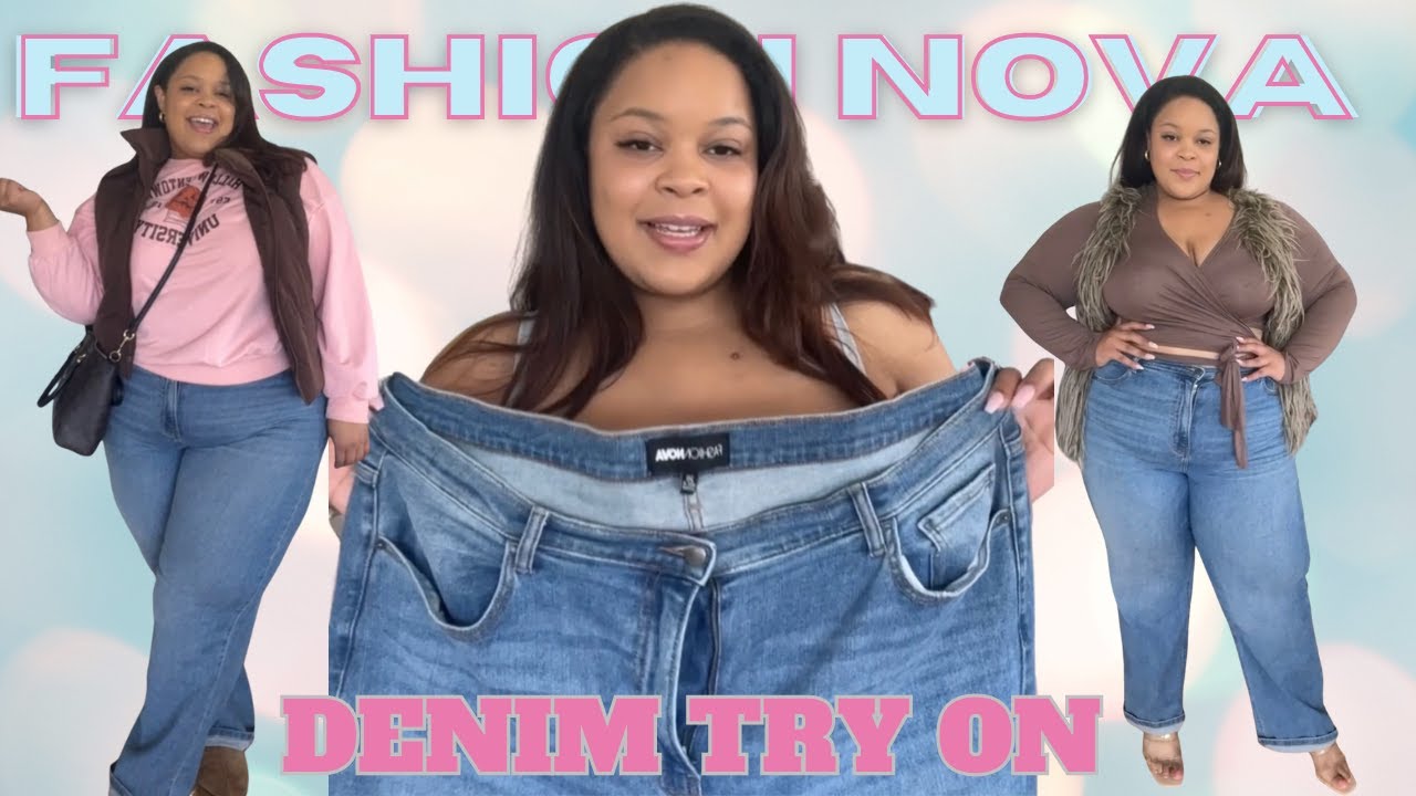 FASHION NOVA CURVE - JEAN TRY ON HAUL | PLUS SIZE 3X & 20/22!