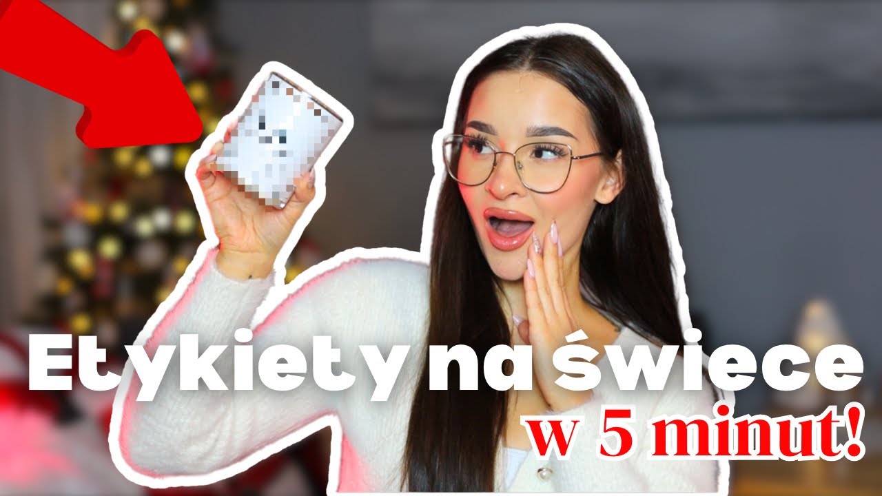 JAK ZROBIĆ ETYKIETY NA ŚWIECE W 5 MINUT?! 😳🕯️