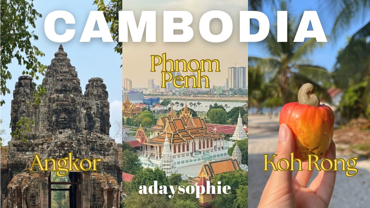 CAMBODIA VLOG 🇰🇭 Phnom Penh, best Khmer food & activities 🌺 Koh Rong, Siem Reap, Angkor Wat
