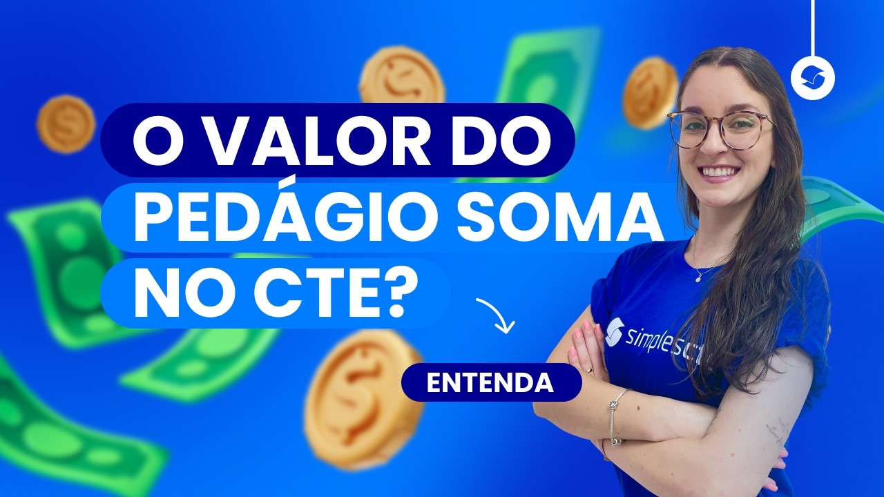 O pedágio soma no valor do CTe?
