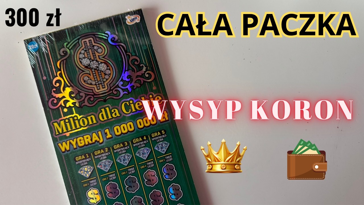 Zdrapki Lotto👉CAŁA PACZKA 