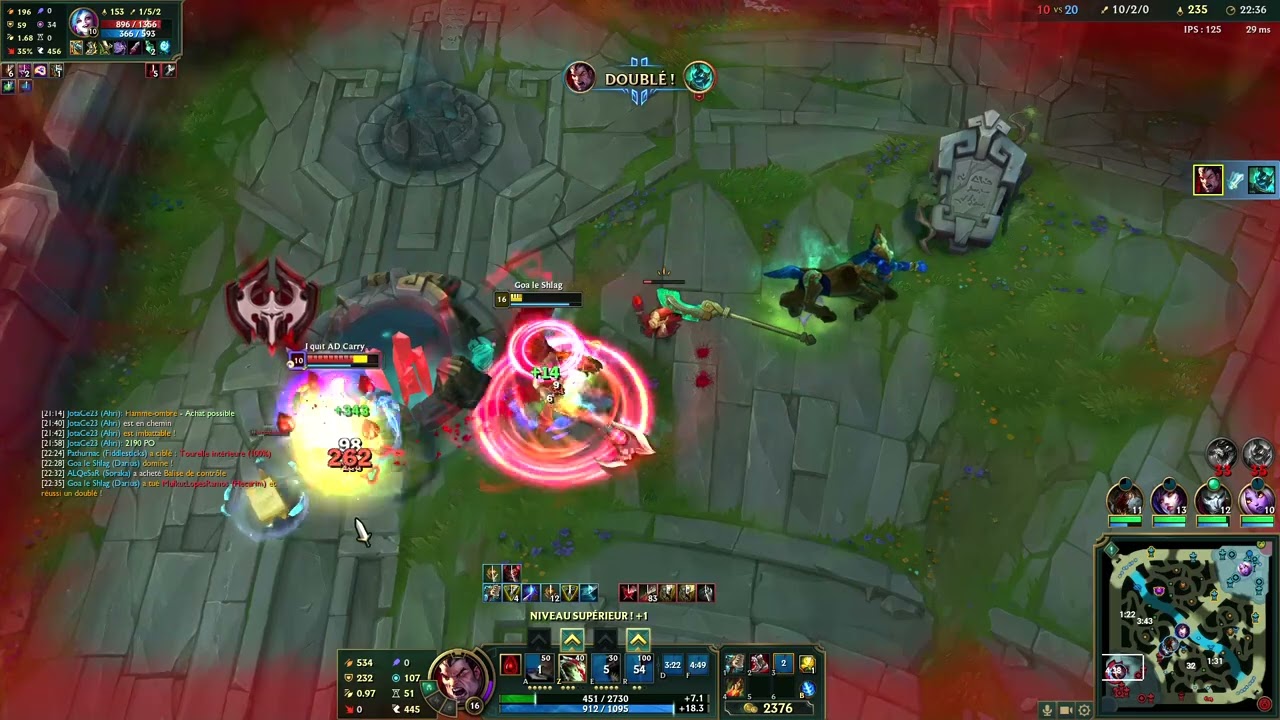 Darius 1v5 pentakill