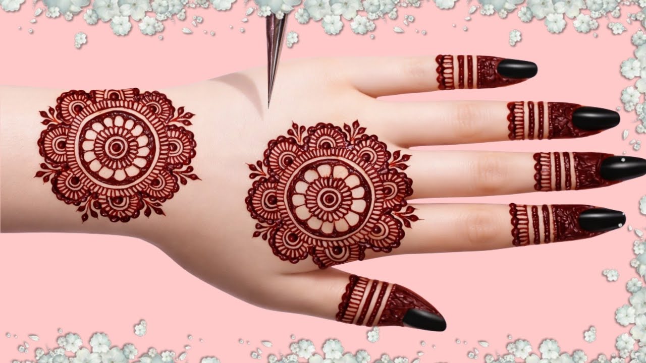 Beautiful Gol Tikki Back Hand Mehandi Design / Viral Mehandi Design / Mehandi ki Design / 