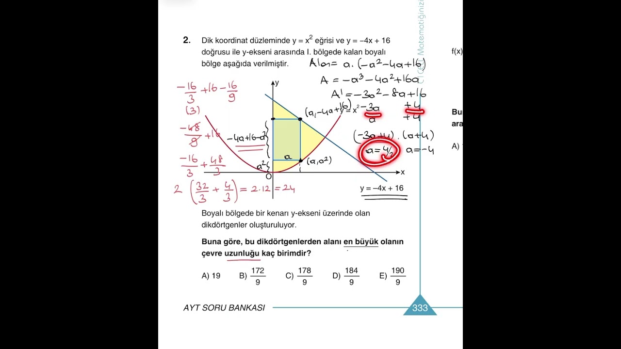 Türev Beceri Temelli Sorular -5 (Sayfa 333)