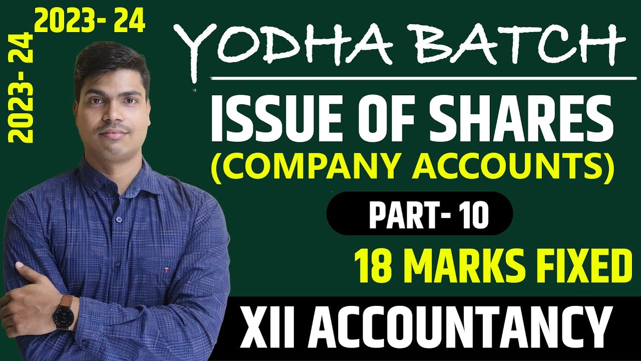 Most Important Questions | Forfeiture & Reissue of shares. Issue of shares Part 10 Class 12 Accounts
