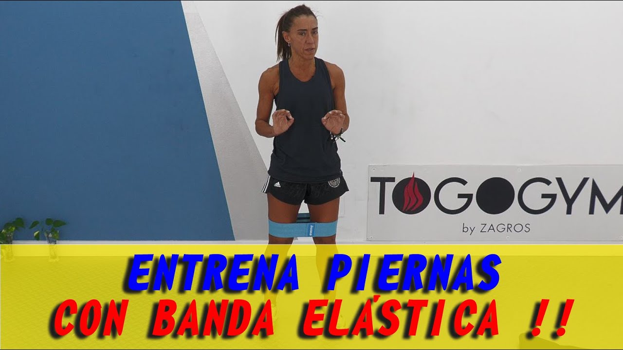 ENTRENAMIENTO de PIERNAS y GLÚTEOS CON BANDA ELÁSTICA