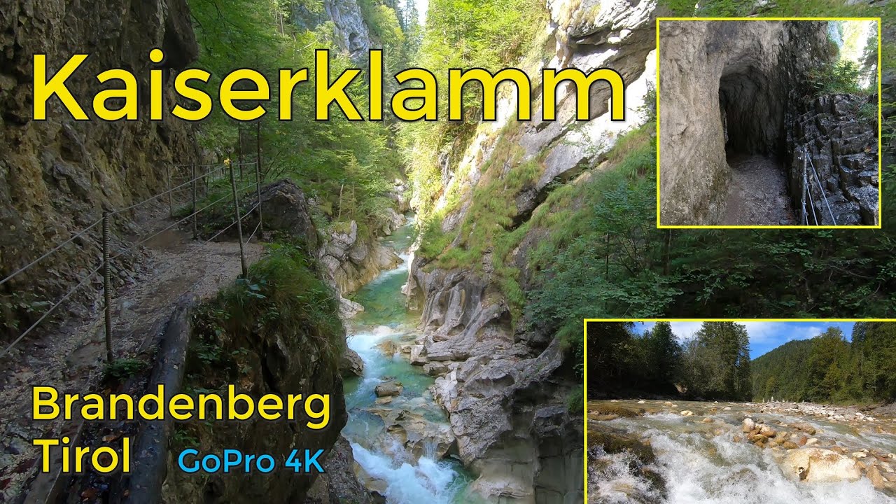Kaiserklamm Brandenberg Tirol Oostenrijk met GoPro Hero Black 7, september 2022.