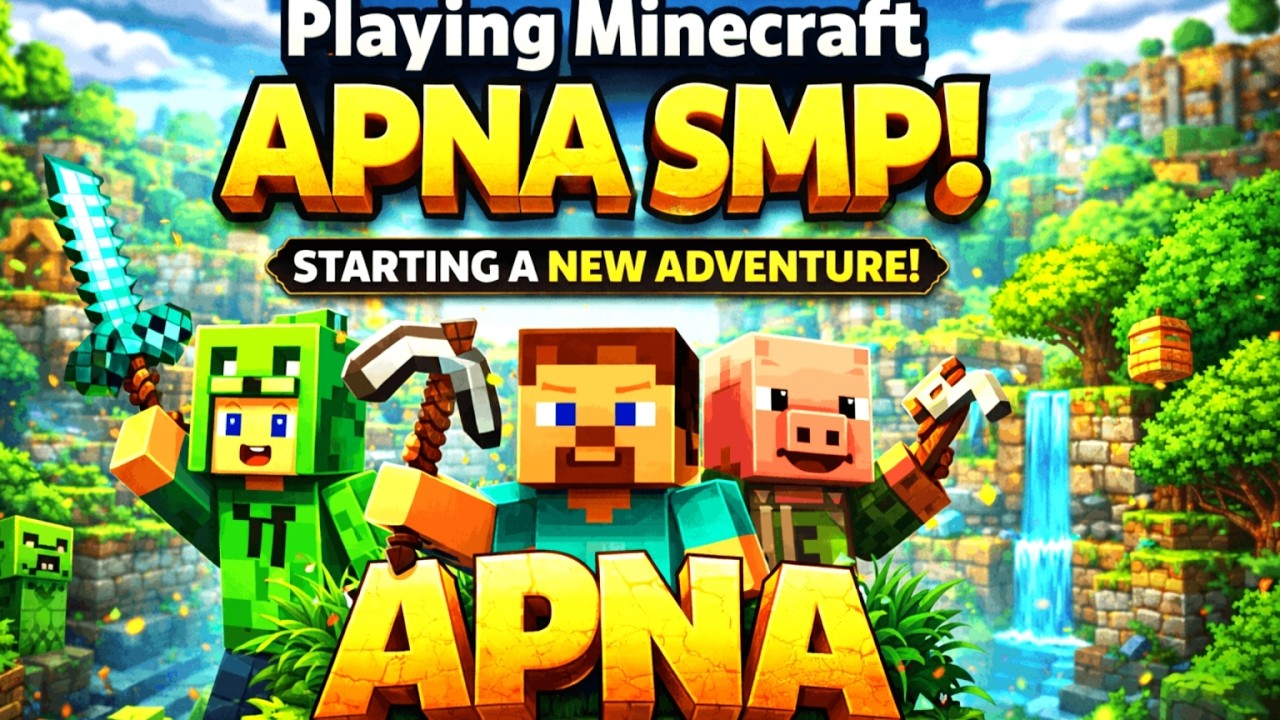 MINECRAFT LIVE | APNA SMP | #minecraft #gamingtadpole