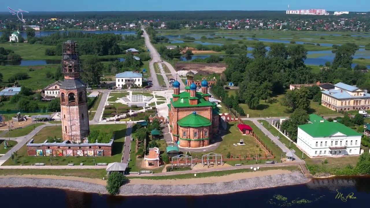 Усолье, Пыскор. Вид с дрона.