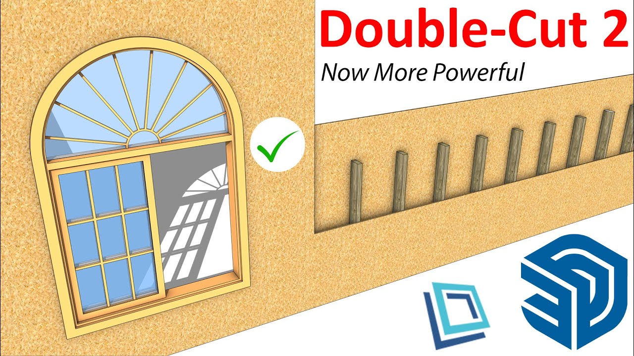 Powerful New Features of Double-Cut v2 - SketchUp Plugin