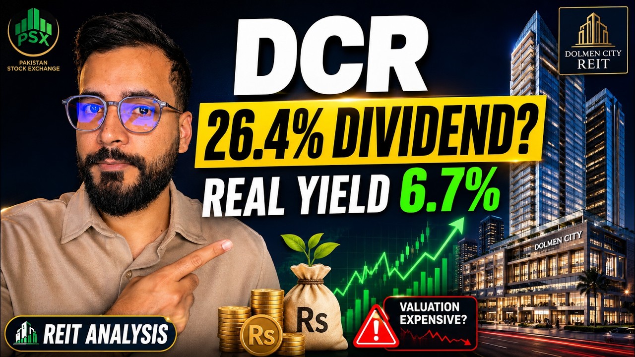 Dolmen City REIT Dividend Explained | DCR Stock Rs38 Par Mehnga Hai?