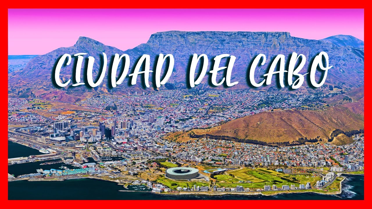 Vista aérea de CIUDAD DEL CABO 🇿🇦 Sudáfrica