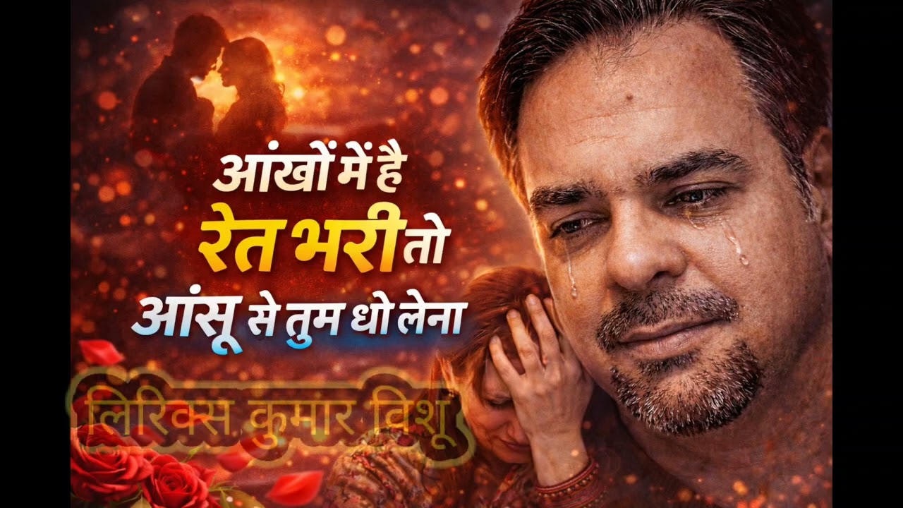 आंखों में है रेत भरी तो आंसू से तुम धो लेना। कुमार विशू 