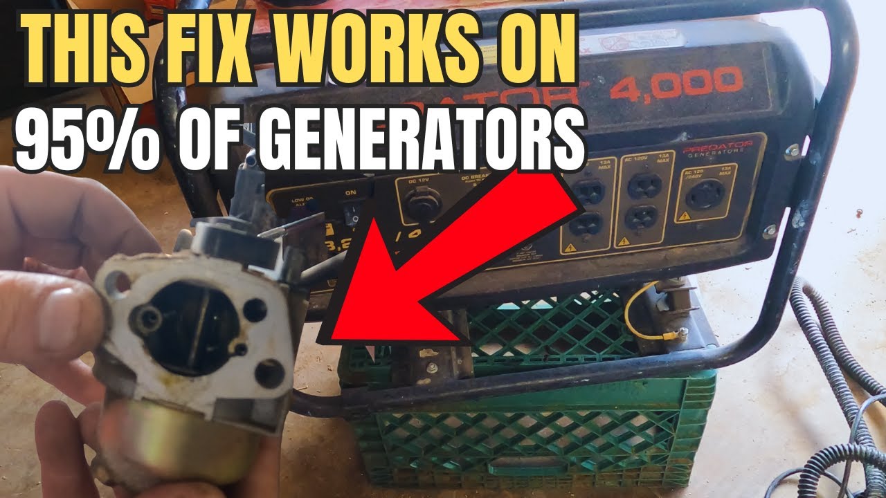 Generator Troubleshooting and Repair &ndash; This Works on 95% of Generators!