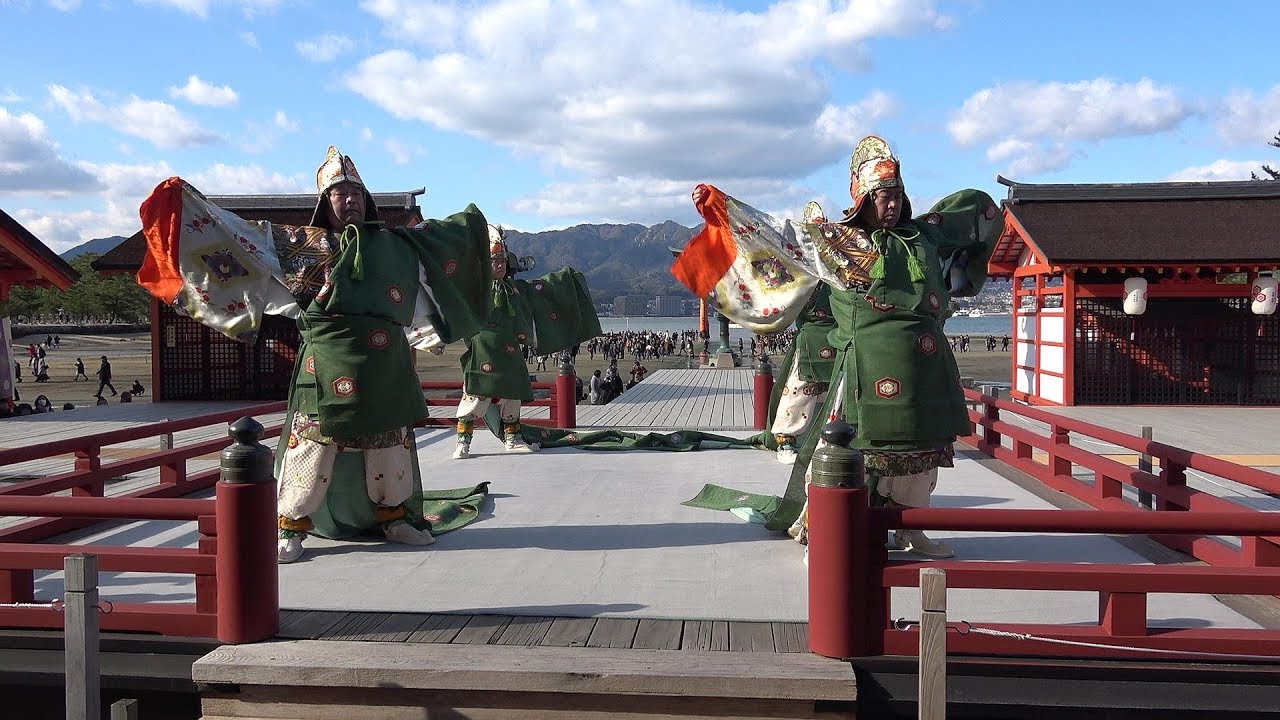 2019宮島厳島神社・二日祭 舞楽 「延喜楽」