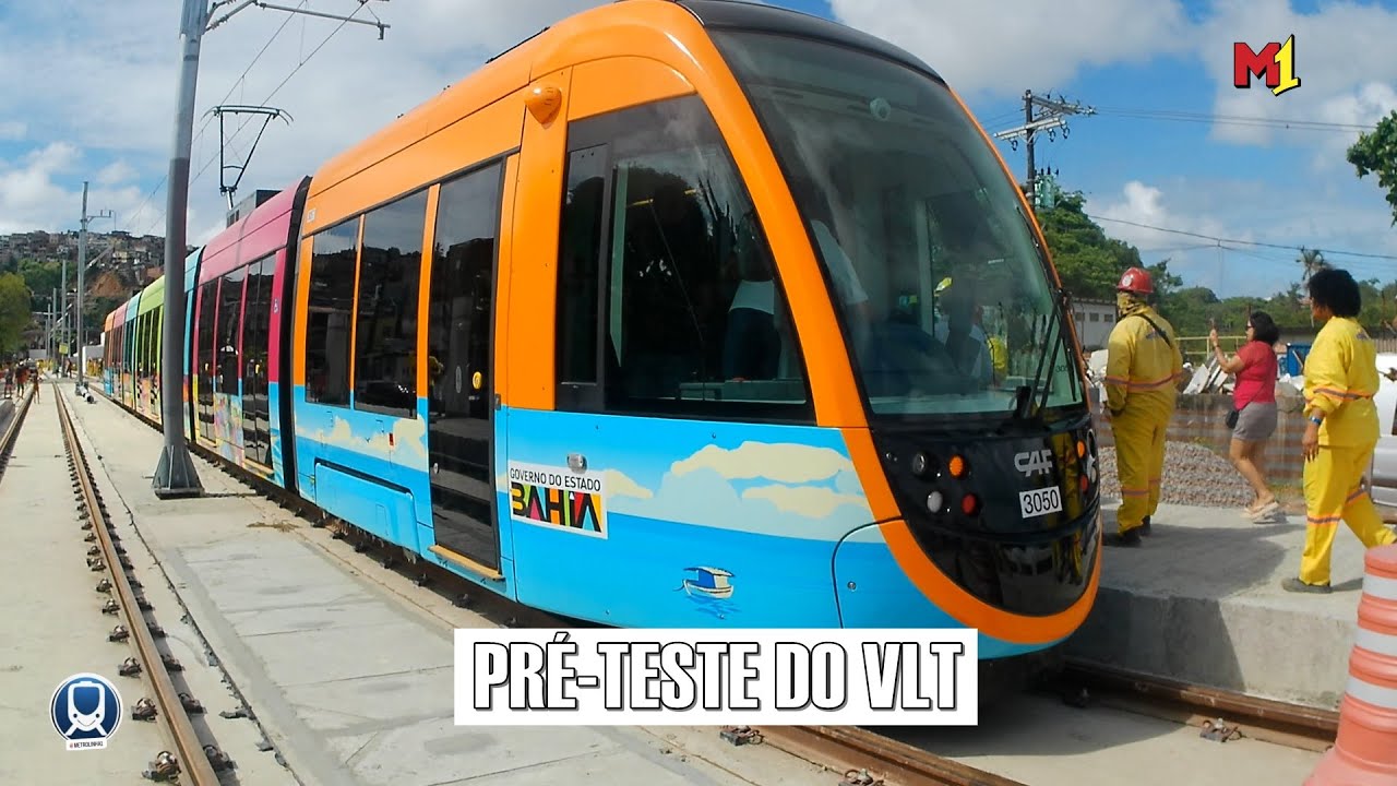TESTE OFICIAL DO VLT DE CALÇADA ATÉ LOBATO, veja