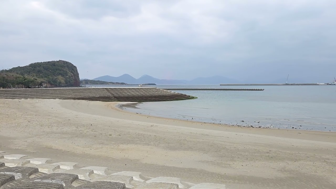 #小値賀  2026  01  27  朝  🌼  #船瀬海水浴場  #海水浴場  #beach
