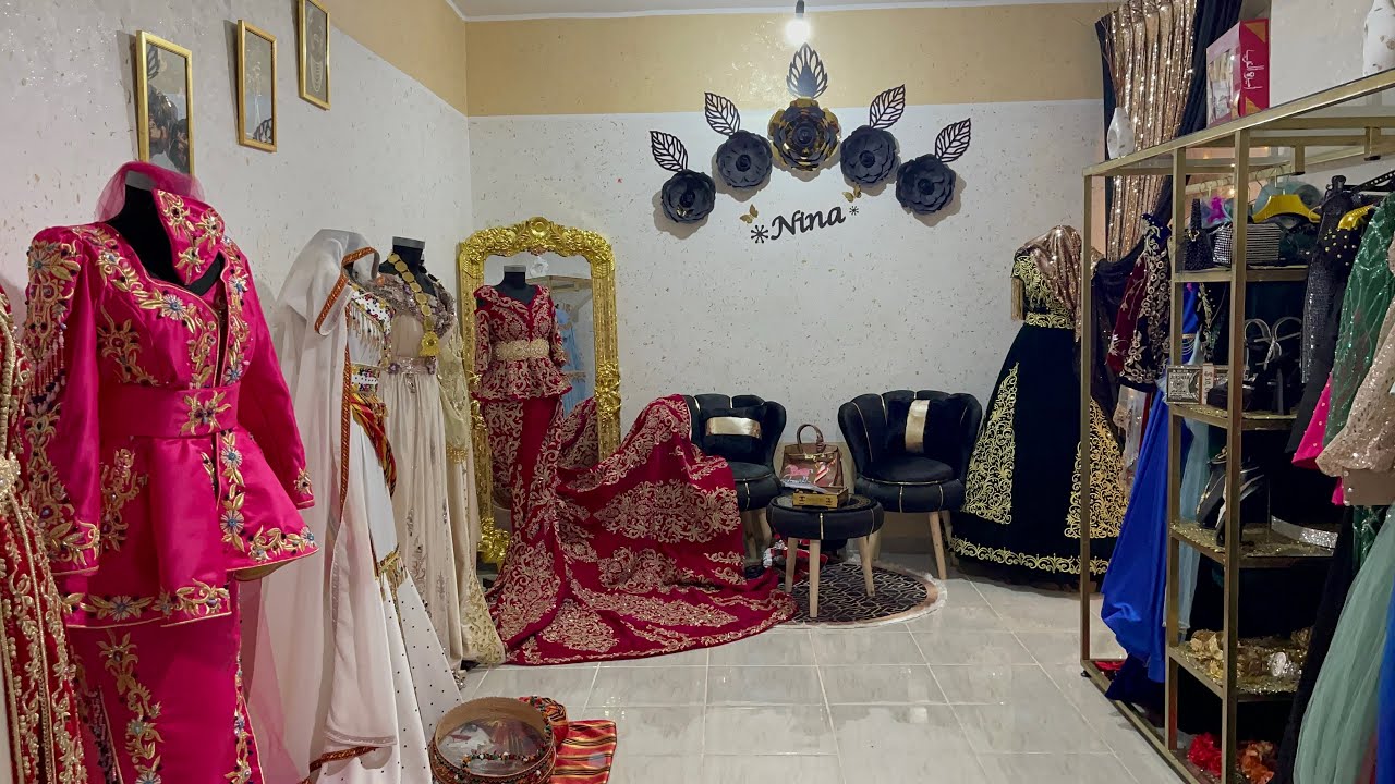 من بيتها بدات مشروعها♥️✅Nina لكراء فساتين الأعراس أم إيادو