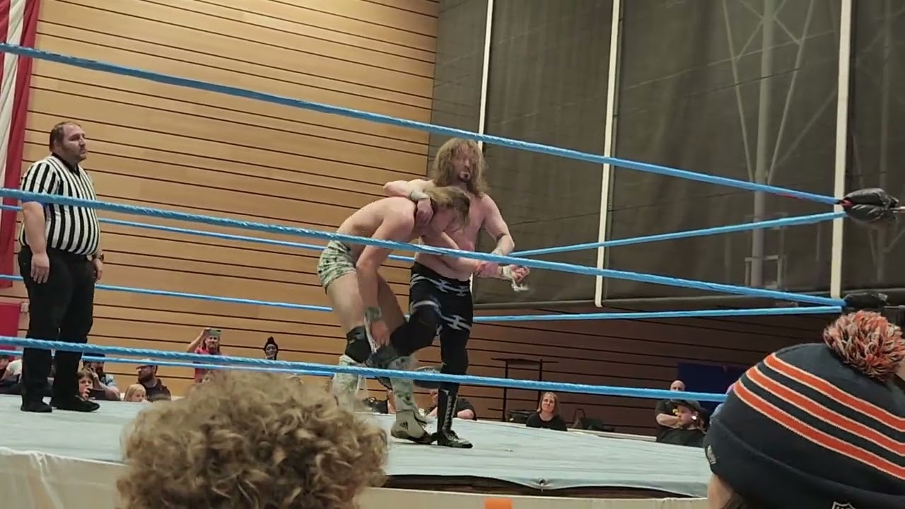 Aaron Von Baron vs Ethan Everheart APW World title match Superslam 2 Absolute Pro Wrestling 5/4/24