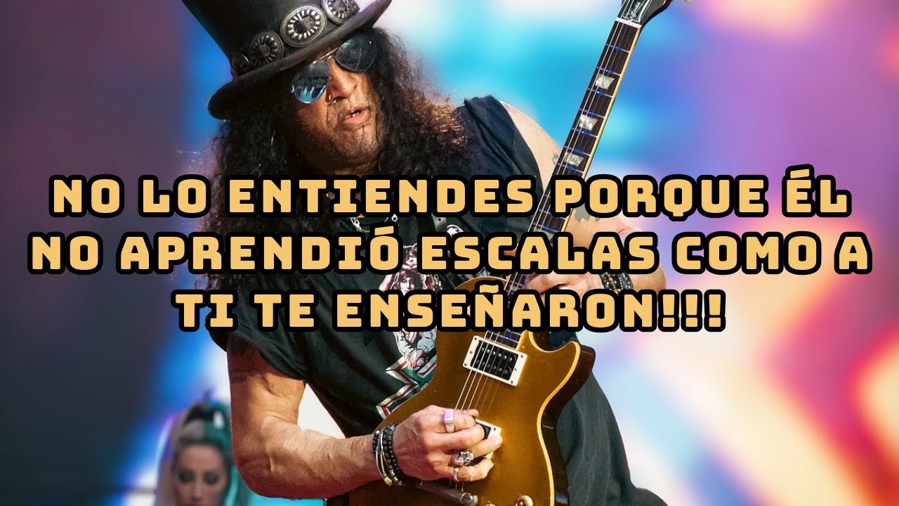 Por qué la gente cree que Slash solo se sabe UNA escala? 🤨