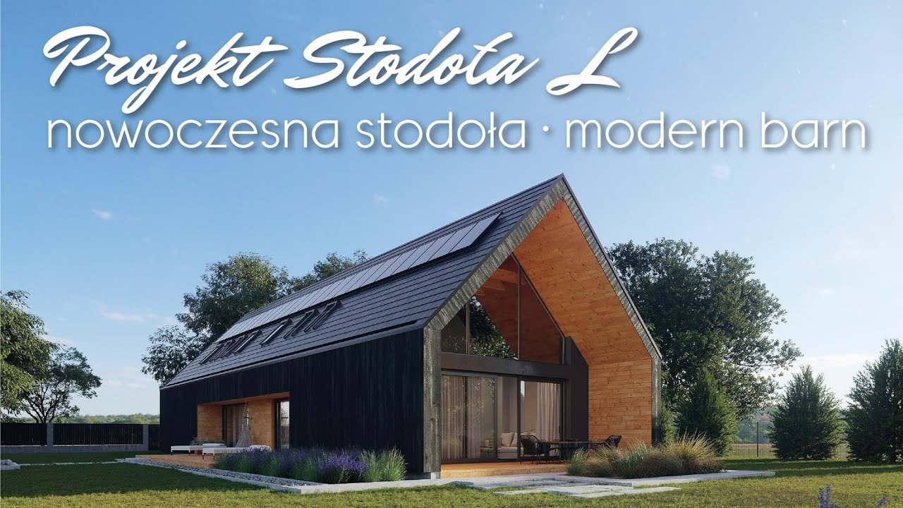 Nowoczesna stodoła Projekt Stodoła L. Modern Barn