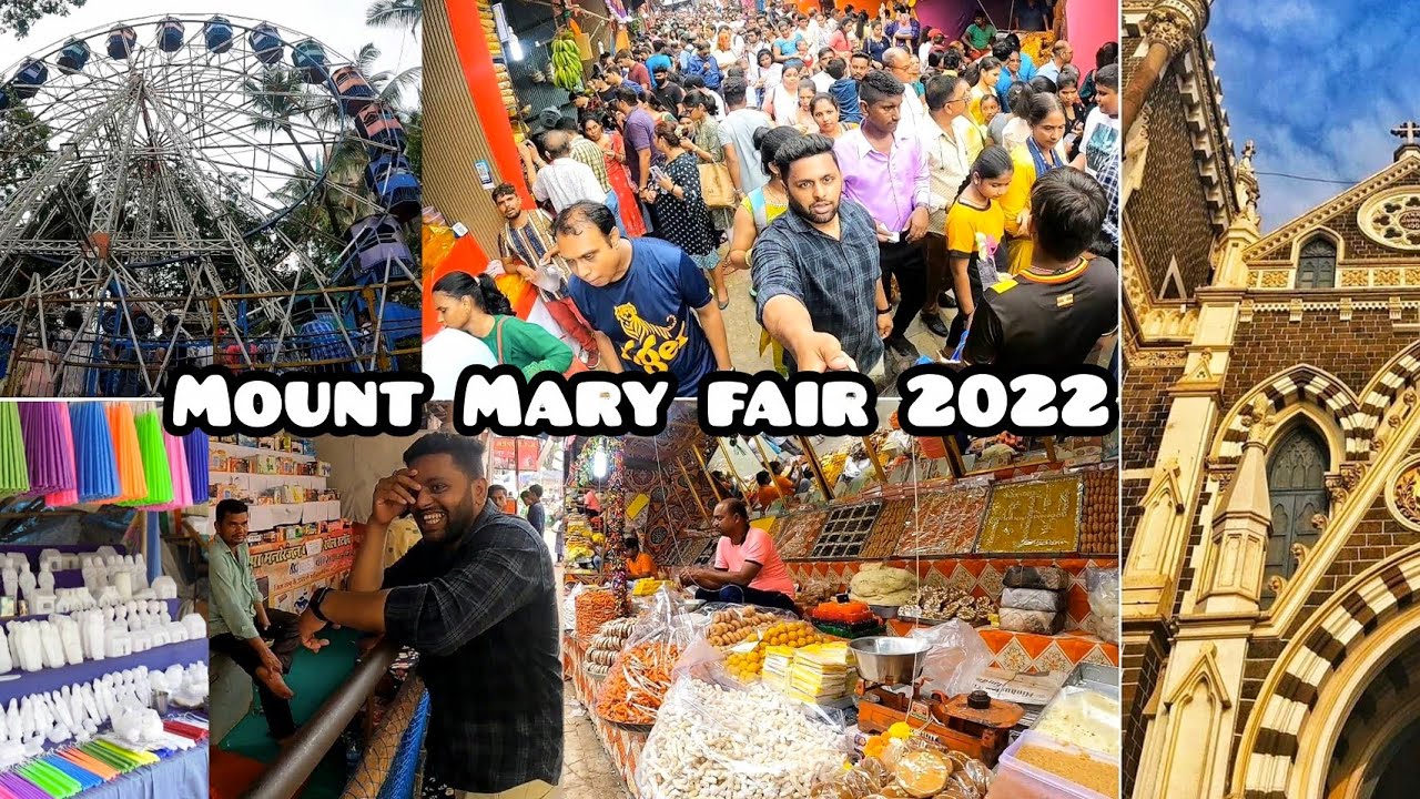 Mount Mary Fair🔥Bandra Festival After 2 Years💥Mumbai Festival🤩 माउंट मेरी जत्रा | Mount Mary Bandra