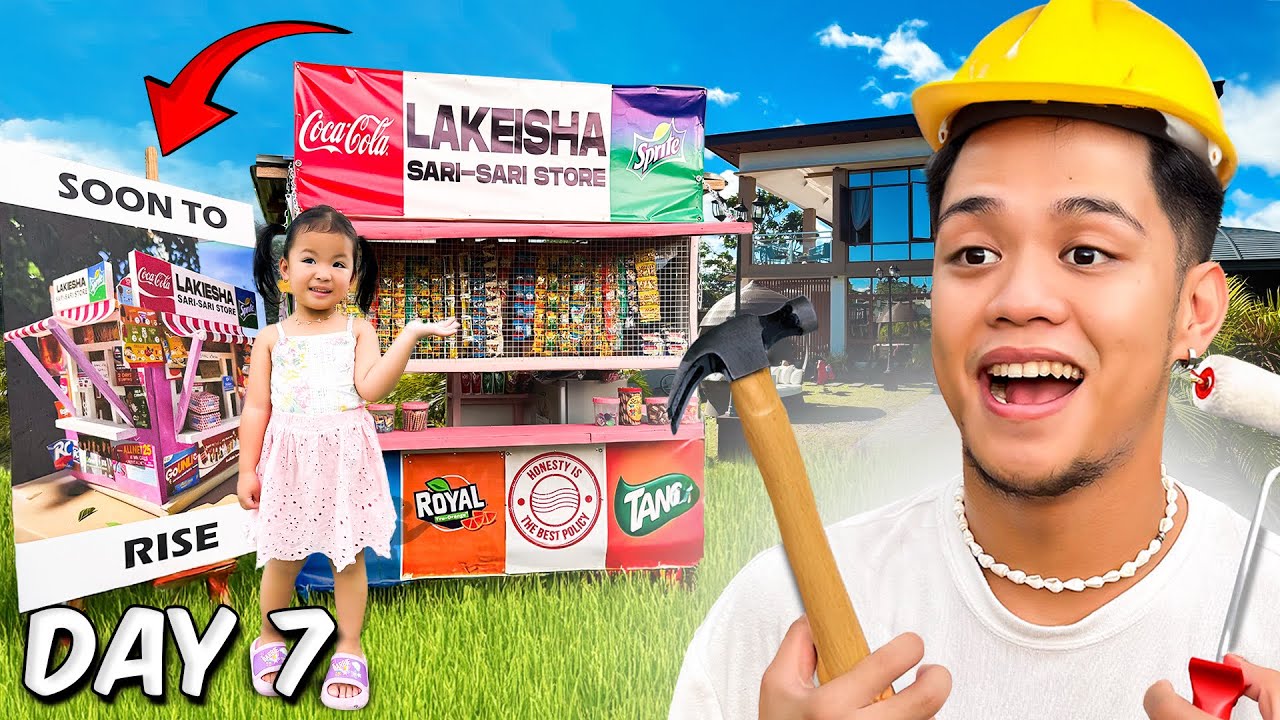 Building Mini SARI-SARI Store sa BG House (unang tindahan)