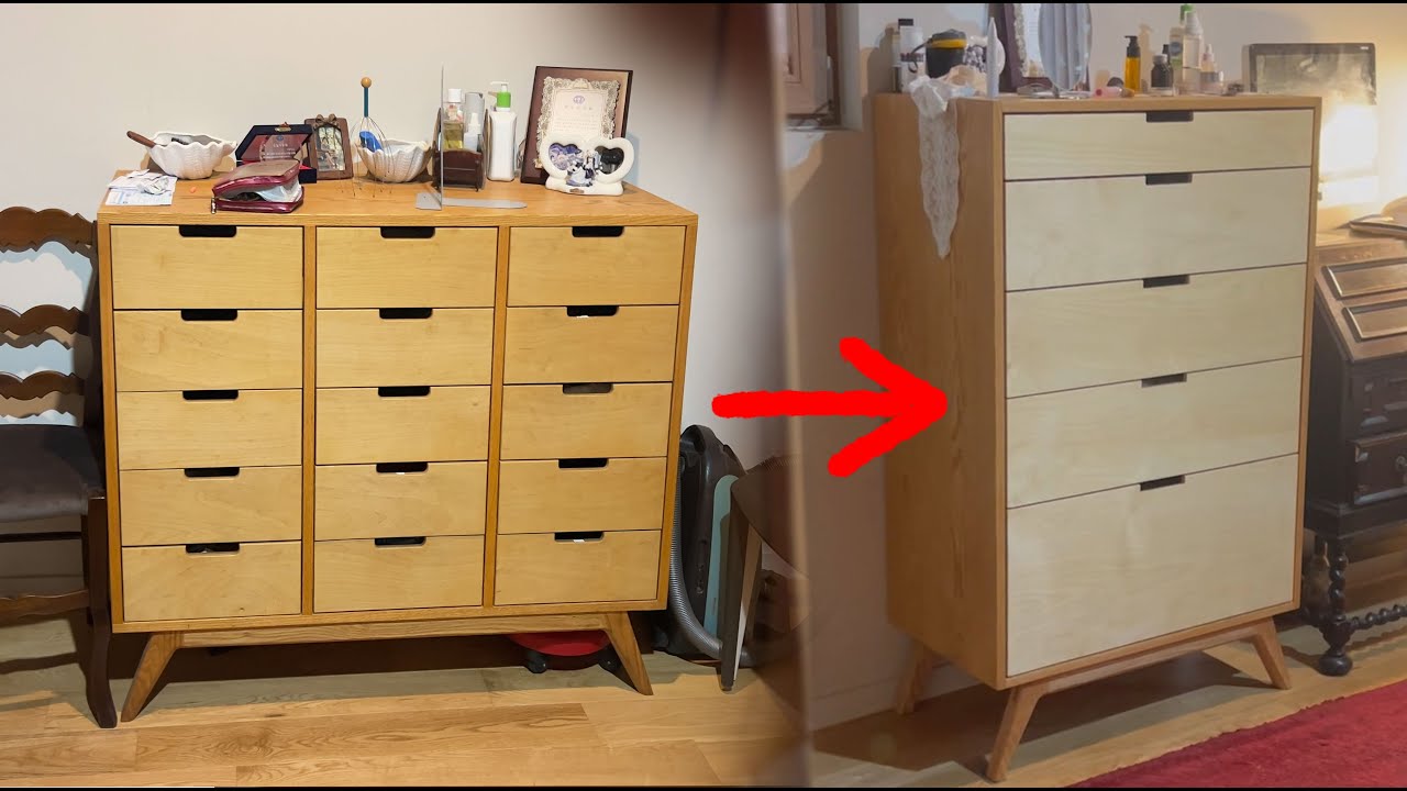 Furniture Makeover: Resizing & Refinishing Project