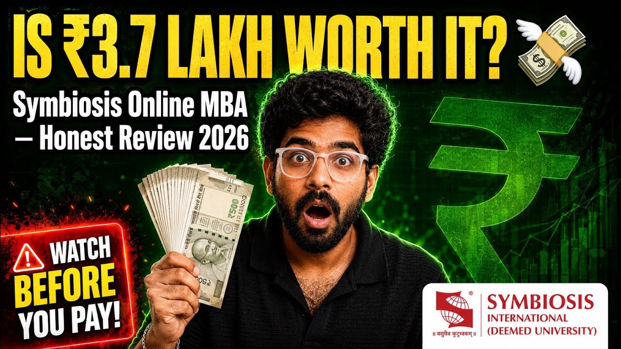 I Studied Symbiosis Online MBA So You Don't Have To 😭 | Honest Review 2026 | SSODL Online MBA