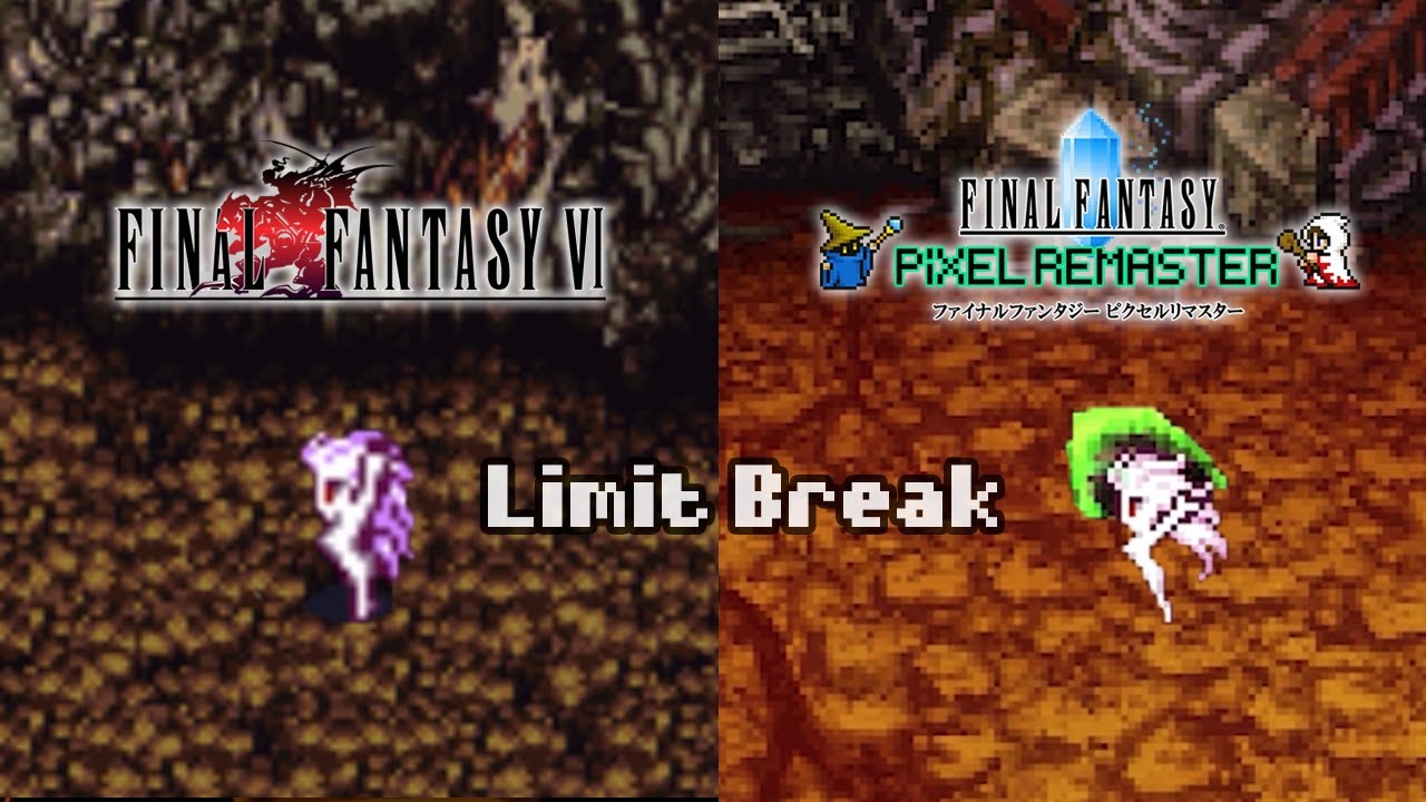 FFVI Limit Break Comparison - Pixel Remaster vs Original (HD)