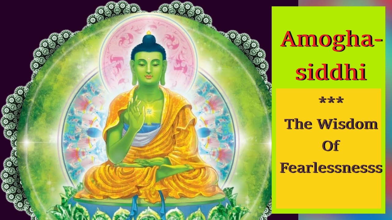 [1/2 Hour]🎭 Amoghasiddhi Buddha | Om Amoghasiddhi Ah | Amoghasiddhi - Five Meditation Buddhas 🎭