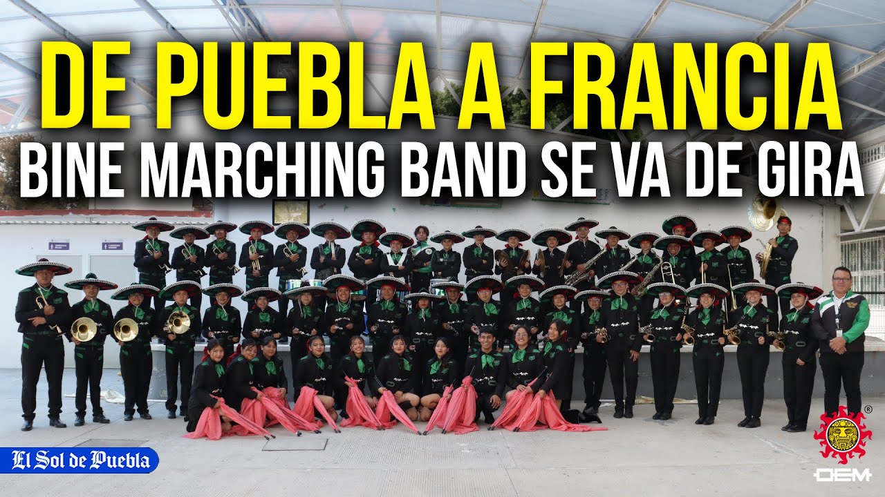 ¡Representará a México! Marching Band del BINE se va de gira a Francia